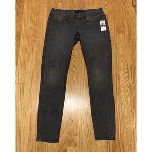 SEVEN7 Jeans Pull On Leggings Skinny Distressed Gray Stretch Women’s Size 9/29